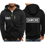 Chaquetas Con Capucha Y Cremallera Samcro Con Estampado Sons