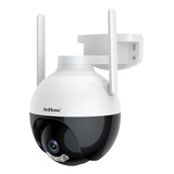 Cámara De Seguridad Exterior Wifi Hd 3mp Ip Con Led Y Alarma