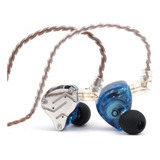Auriculares Hi-fi Linsoul Kz Zs10 Pro Desmontable Azul S/m