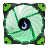 Cooler Fan Gamer Rise Mode Wind Led Verde