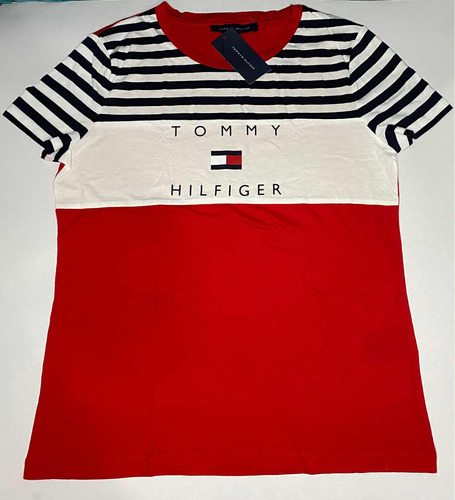 Playera Tommy Hilfiger De Mujer Talla M Color Rojo Original