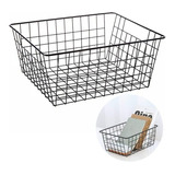 Organizador Canasto Cesto Alacena Mesada Cocina Baño Metal