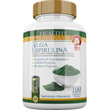 Healthy Superfoods Alga Espirulina Pura Premium 100 Capsulas 500mg Sabor Natural