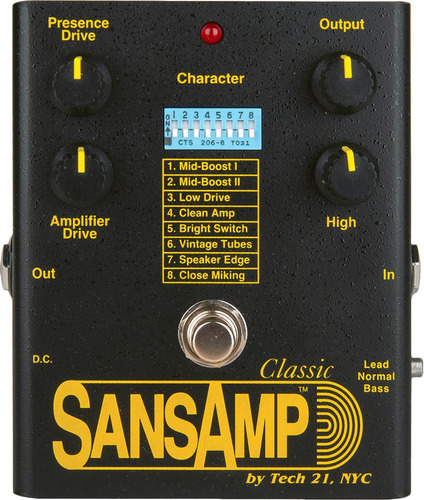 Preamplificador Tech 21 Sansamp Classic Sa1 Nuevo Garantía