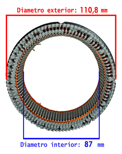 Estator De Alternador Nippondenso Para Nissan Isuzu Toyota Foto 2