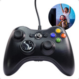 Controle Video Game Com Fio Joystick Manete X360