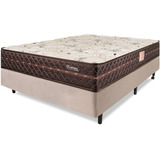 Cama Box Colchão Casal Ortopédico Firme Espuma D33 138x188cm