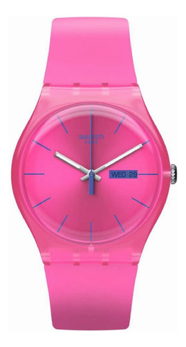Reloj Swatch New Gent Pink Rebel Suop700 Original