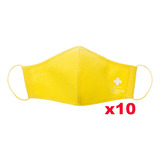 Cubre Bocas Infantil Pediátrico, Mxskf-012, 10 Pzs, Yellow