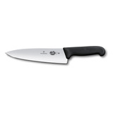 Cuchillo De Chef Negro De 8 Con Mango Fibrox