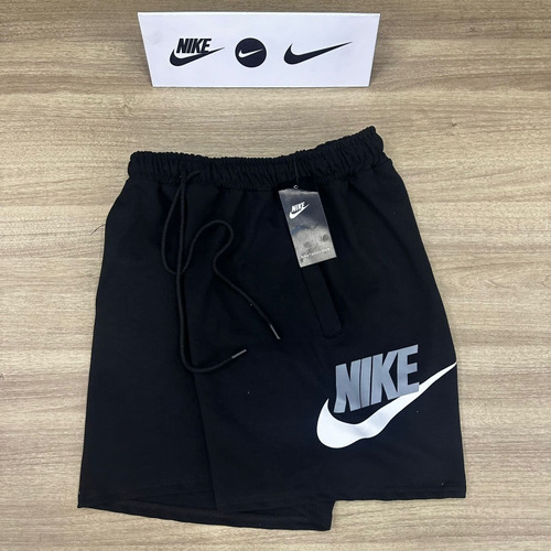 Bermuda Moletom Nike Masculina Estampada Qualidade Premium 