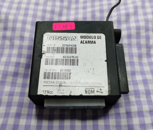 Modulo De Alarma Nissas Tsuru 3 2005-2012 257907420b