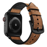 Malla Para Apple Watch 38/40mm Ouheng Marron Negro