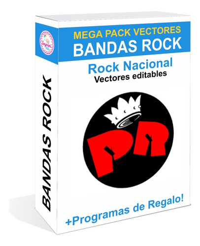 Pack Vectores Logos Bandas Rock Nacional Sublimar Laser Cnc