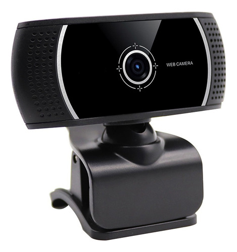 Webcam Camara Web Microfono 720p Hd Usb Plug Play Color Negro