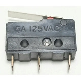 Micro Switch 5a 125v Highly Leva Plana 20x10x5mm Microswitch