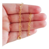 Extensor Para Colar Ou Pulseira 15cm Banhado Ouro 18k