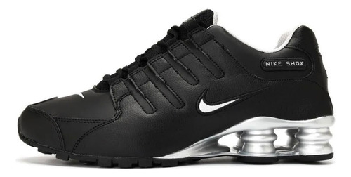 Nike Shox Nz Black Silver Original. Talla: 9.5 Usa - 27.5 Cm