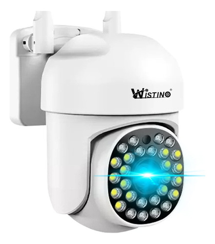 Cámara Exterior 3mp 28 Luces Ptz Audio Impermeable Mini Cctv