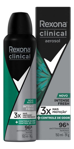 Rexona Clinical Aerosol X150 Intense Fresh 