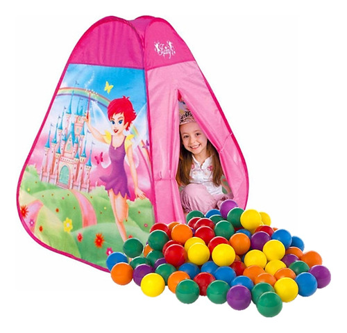 Casita Carpa Niños Pelotero + 100 Pelotas Juego Chicos