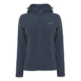 Chaqueta Mujer Macaya Softshell Hoody Gris Oscuro Lippi