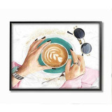 Stupell Industries Glam Latte - Accesorios De Moda Para Muje