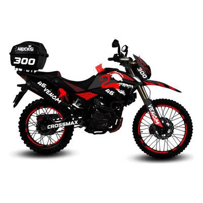 Kit Calcomanias Vinil Reflejante Crossmax 300 Rally Venom | Envío gratis