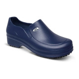 Sapato Bb65 Antiderrapante Azul Marinho Uso Profissional