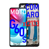 Tela Frontal ( Com Aro) Original Moto G60s +película 3d+capa