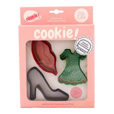 Set Moda X 3 Cortantes Galletitas Reposteria - Doña Clara