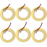 6 Piezas Sensor Piezoelectrico Buzzer 20mm 27mm 35mm Arduino