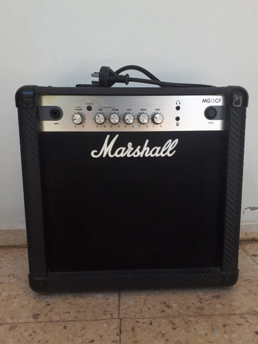 Amplificador Marshall Mg15cf - Fibra De Carbono - 2 Lineas