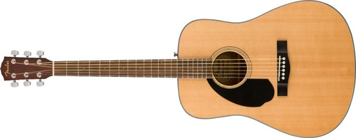 Guitarra Acústica Fender Cd-60s Para Zurdos Natural Gloss