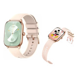 Reloj Inteligente Mujer Gold Smartwatch Llamadas Bluetooth