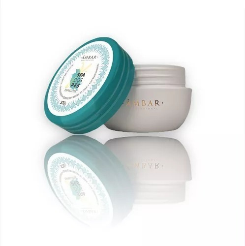 Creme Esfoliante Spa Dos Pés Âmbar Profissional 320g