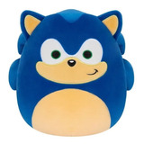 Pelúcia Squishmallows De 20cm Sonic - Sunny 3179 Cor Azul