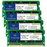 Timetec Kit 32 Gb (4x8 Gb) Ddr3l Ddrmhz (ddr3l-1600) Sin 204