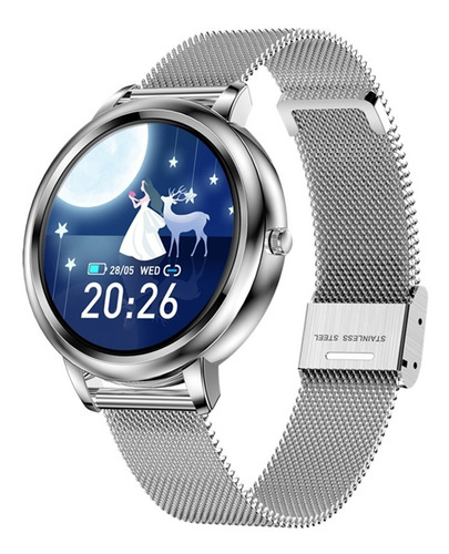 Smartwatch Reloj Inteligente Fralugio Mk20 De Lujo Para Dama