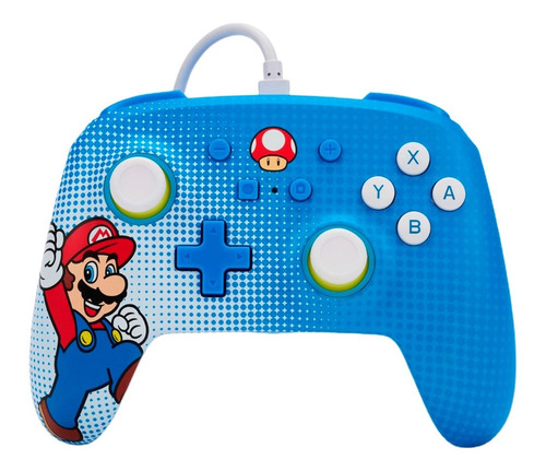 Controle Powera Para Nintendo Switch Mario Pop Art Com Fio
