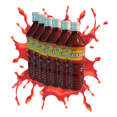 Pack 6 Botellas De Chamoy 1000 Mililitros C\u002Fu | Meses sin interés