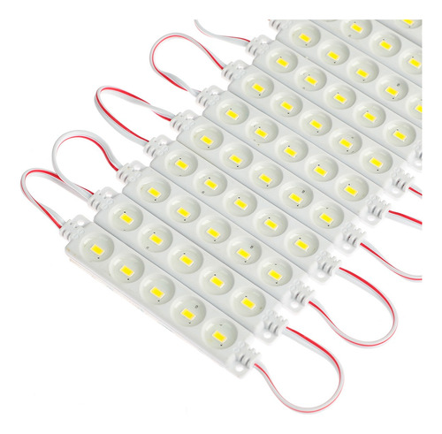 20 Módulos Luz 5 Led 5730 12v Impermeable Para Auto Coche