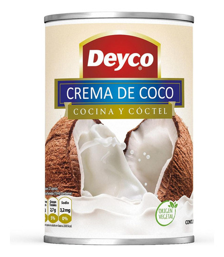 Crema De Coco Deyco 396g
