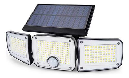 Lámpara Exterior Solar.cabezas Giratorias 280led Con Contr