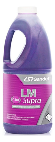 Lm Supra 2l Desincrustante Concentrado Para Metais Sandet