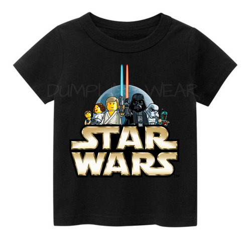 Remera Star Wars Nene Nena Infantil Algodón Premium