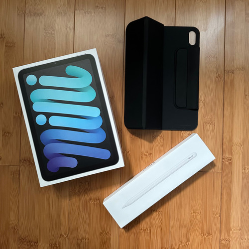 Apple iPad Mini 6 (256gb) + Apple Pencil 2 + Capa (magsafe) 