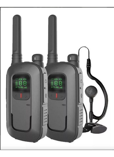 2 Handys Baofeng Radio Walkie Talkie Bft12 16ch 