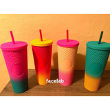 Vaso Con Tapa Y Popote Térmico Doble Pared 700 Ml