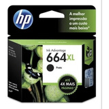 Cartucho Hp 664xl Preto Original (f6v31ab) - 2136 2676 3776